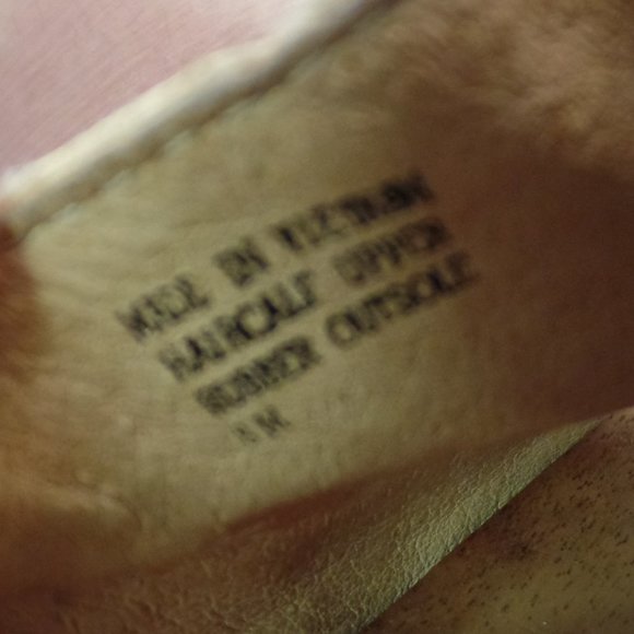 Michael  Kors Nailhead Trim Calf Hair Wood Heels Bold Stitching Mules Clogs Sz 8 - Picture 7 of 15